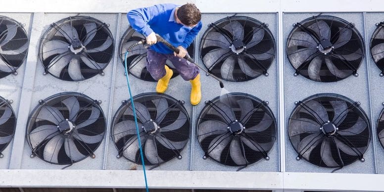 Aircon Condenser Coil Cleaning Service